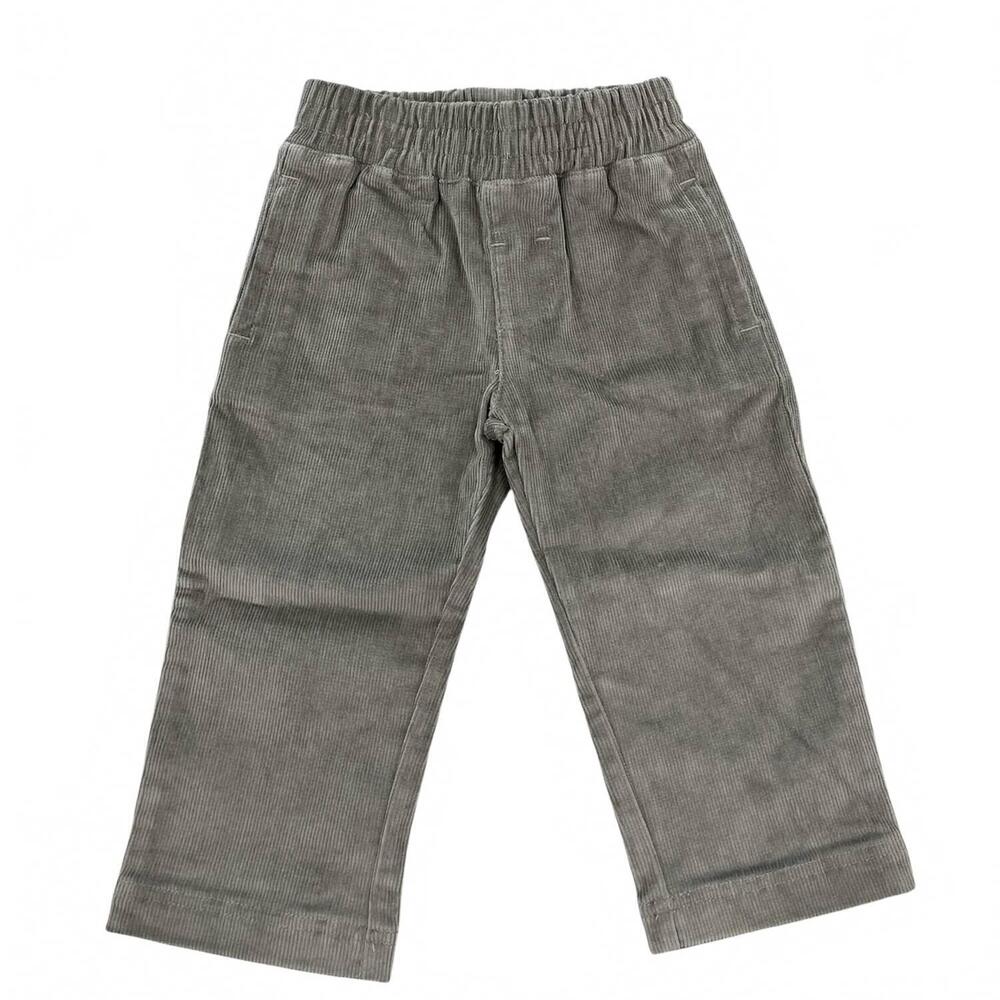 NEW THE BEAUFORT BONNET COMPANY kid's sheffield pants in grantley gray cord